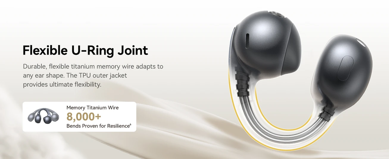 سماعات بيسوس بوي MC1 برو لاسلكية مفتوحة الأذن بلوتوث 6.0 صوت Hi