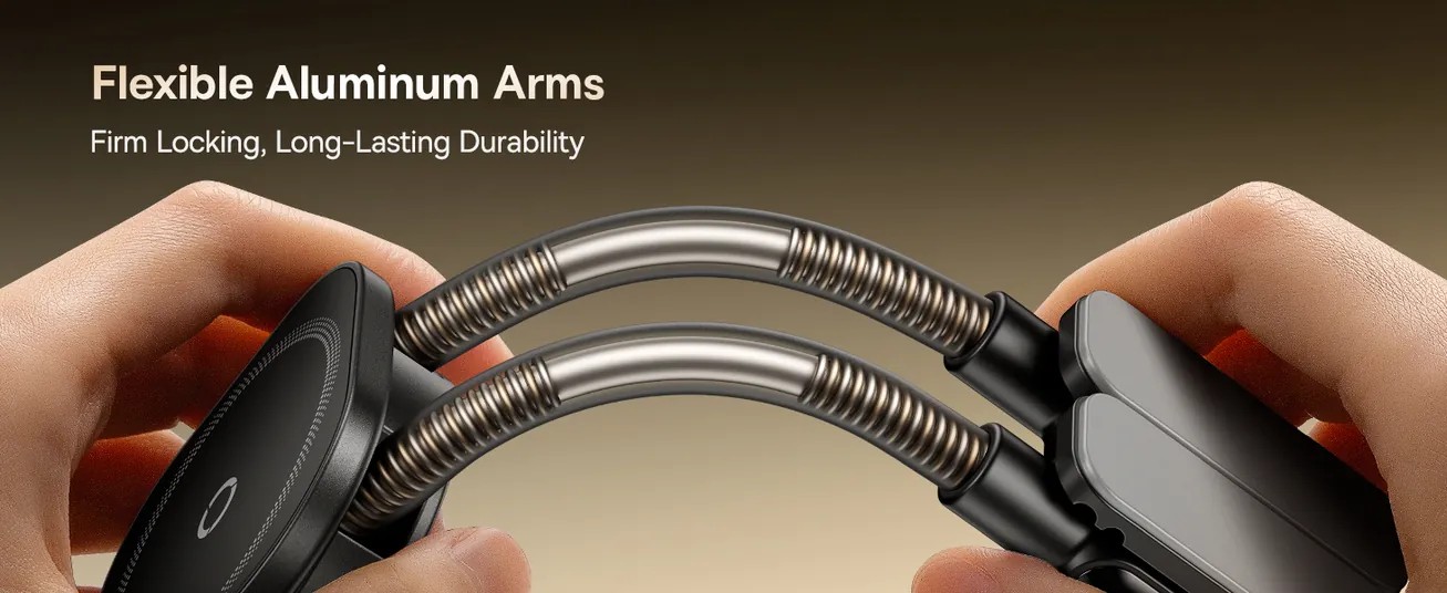 حامل سيارة مغناطيسي Baseus PrimeTrip C03s بذراع مزدوج وقوة 20N – أسود كوني