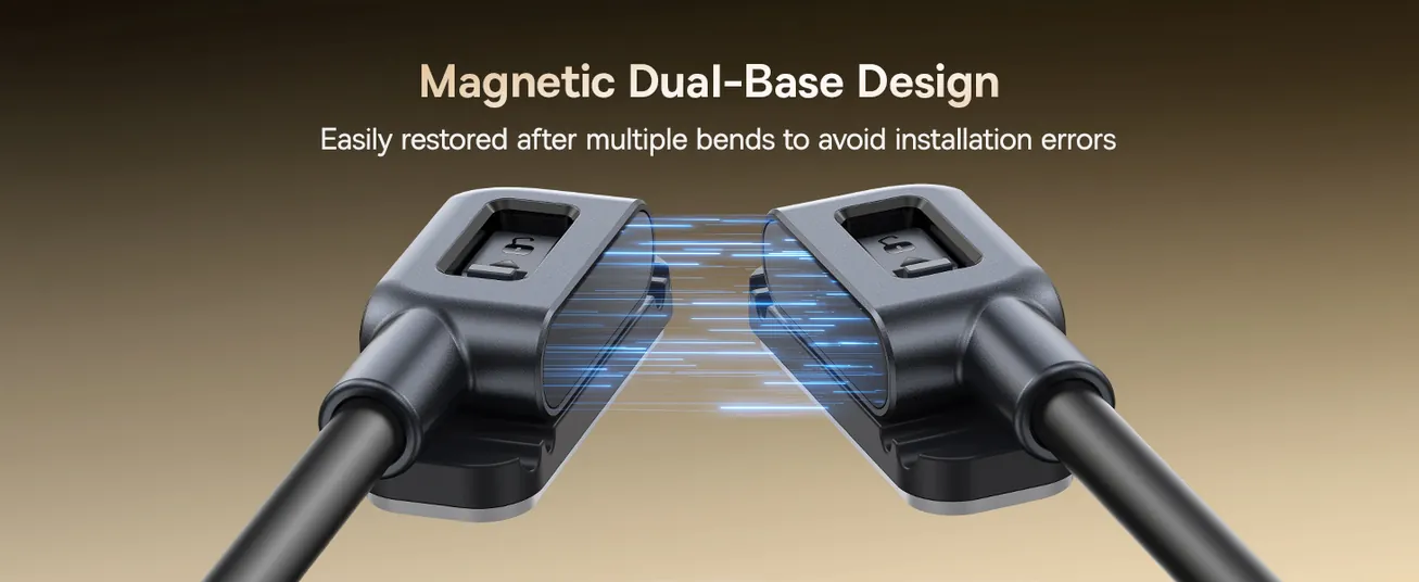 حامل سيارة مغناطيسي Baseus PrimeTrip C03s بذراع مزدوج وقوة 20N – أسود كوني