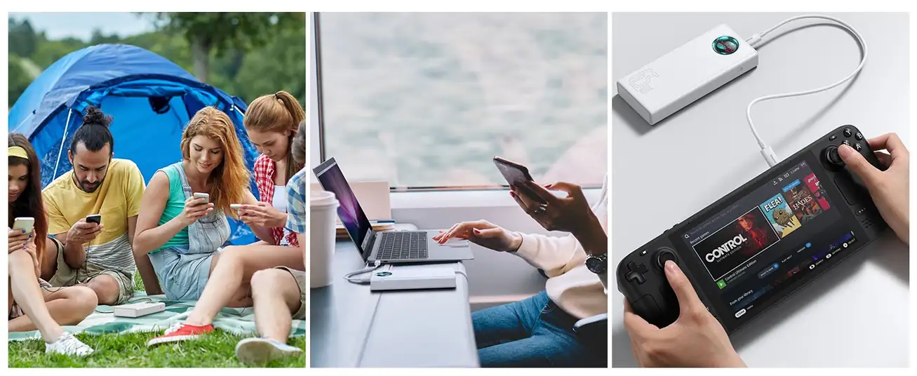 Baseus Amblight Digital Display Quick Charge Power Bank 30000mAh 65W