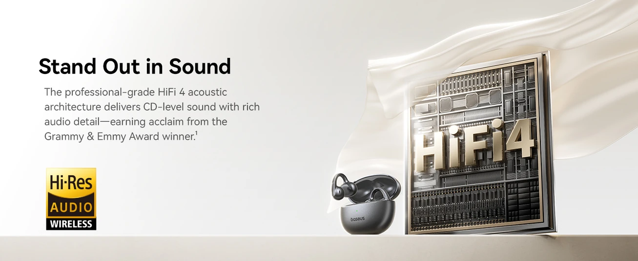 سماعات بيسوس بوي MC1 برو لاسلكية مفتوحة الأذن بلوتوث 6.0 صوت Hi