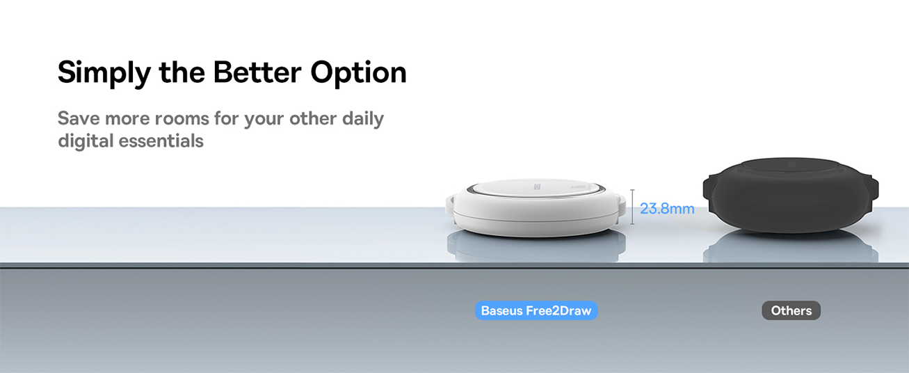 كابل بيانات Baseus 100W Free2 Draw Mini قابل للسحب من النوع C إلى النوع C للشحن السريع بطول 1 متر