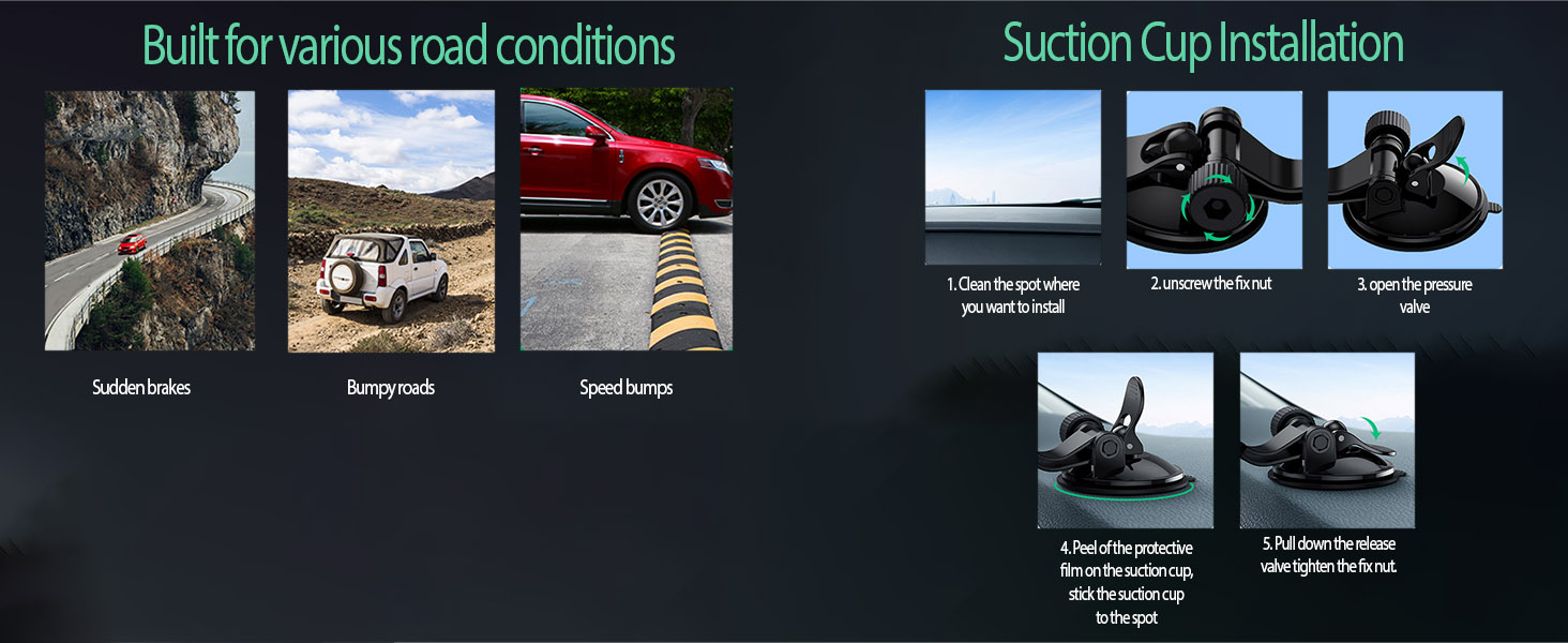 Baseus UltraControl Lite Series 2 in 1 حامل هاتف السيارة | حامل هاتف السيارة العالمي ذو التثبيت التلقائي | حامل لوحة القيادة/الزجاج الأمامي للسيارة - أسود