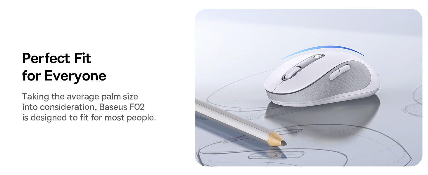 ماوس لاسلكي مزدوج الوضع من Baseus F02
